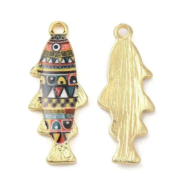 Alloy Enamel Pendants