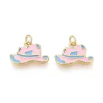 Brass & Enamel Pendants