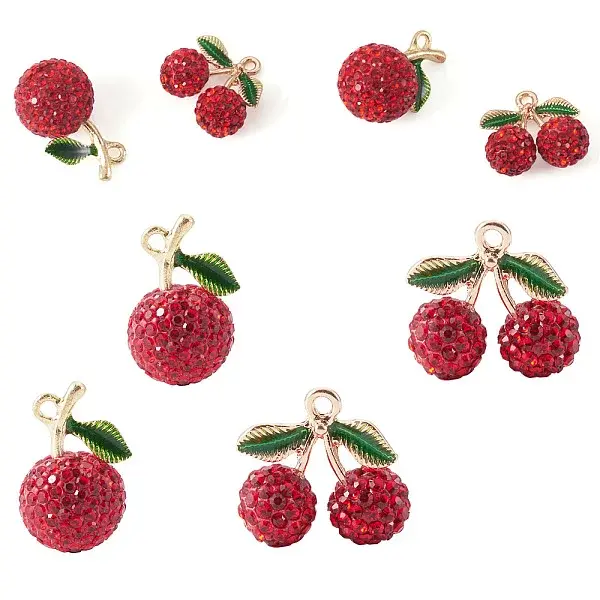 4Pcs 2 Styles Handmade Polymer Clay Beads