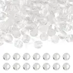 2Bags 200Pcs Transparent Glass Beads