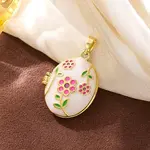 Brass Enamel Locket Pendants