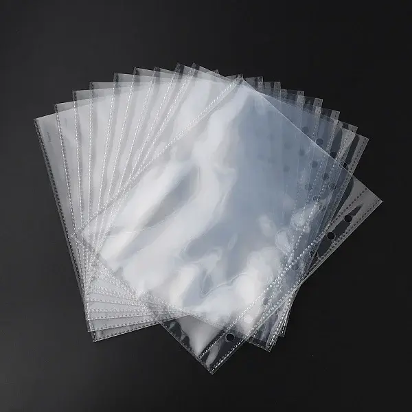 A6 6-Hole PP Plastic Refill Inner Pockets