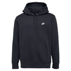 Nike CLUB FLEECE PULLOVER HOODIE Pánská mikina, černá, velikost