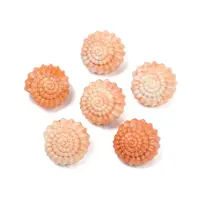 Synthetic Coral Carved Beads