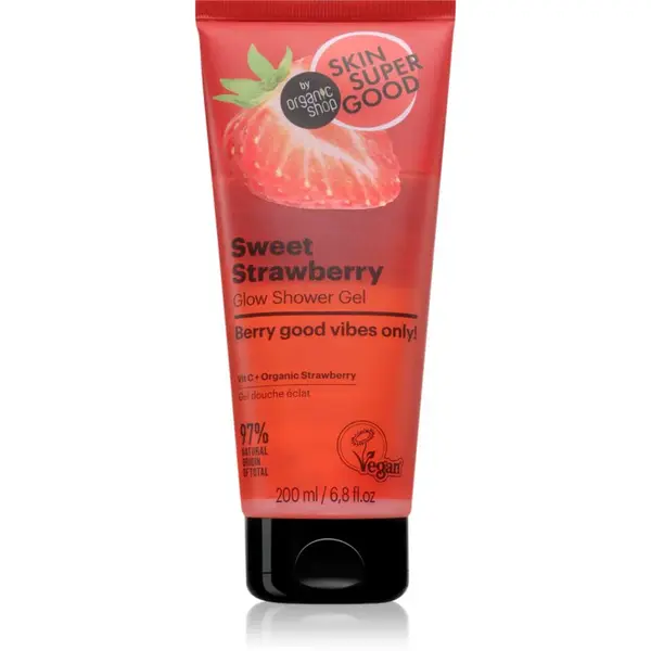 Organic Shop Skin Super Good Sweet Strawberry vyživující sprchový gel 200 ml