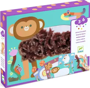 Kreativní sada Wool & Velcro - Chlupatí kamarádi