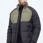 Bunda Fila pánská, černá barva, zimní