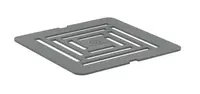 Ideal Standard Ultra Flat S + - Mřížka, 13x13 cm, šedá T5635FS