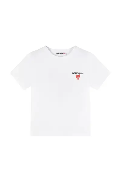 Detské bavlnené tričko Patrizia Pepe J411