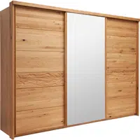 Linea Natura ŠATNÍ SKŘÍŇ SE ZRCADLEM, divoký dub, barvy dubu, 285/216/70 cm