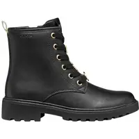 Geox J CASEY Dívčí zimní obuv, černá, velikost