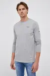 Tričko Pepe Jeans Original Basic 2 Long šedá barva, melanžové