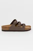 Pantofle Birkenstock Florida SFB dámské, hnědá barva, 53881