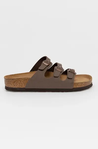 Pantofle Birkenstock Florida SFB dámské, hnědá barva, 53881