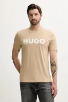 Bavlněné tričko HUGO Dulivio