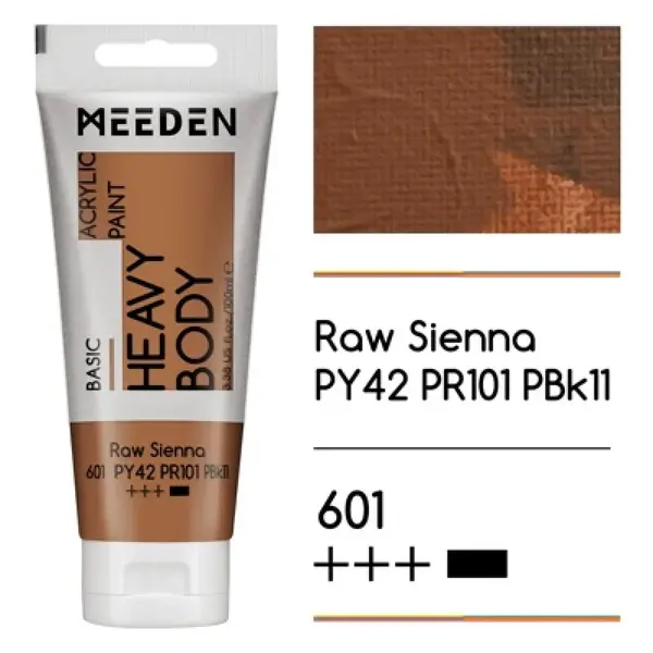 Akrylová barva Meeden 100ml – 601 Raw Sienna