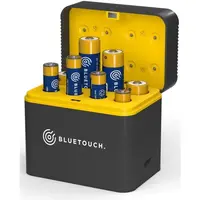 BLUETOUCH USB-C AA/AAA Nabíječka pro USB-C nabíjecí baterie AA/AAA, černá, velikost