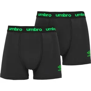 Umbro BOXER SHORT 2 PACK Pánské boxerky, černá, velikost
