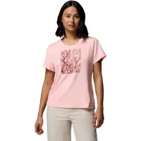 Columbia PARSONS POINT™ SS SCOOP TEE Dámské funkční triko, růžová, velikost