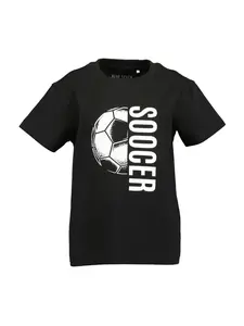 BLUE SEVEN Tričko  čierna / biela