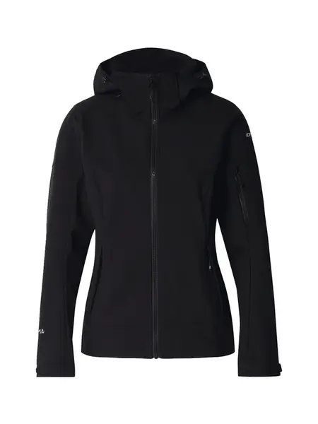 ICEPEAK Outdoorová bunda 'Bathgate'  svetlosivá / čierna