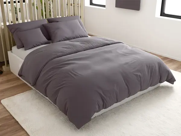 Bavlnené obliečky STANDO sivé hotelová kapsa Rozmer obliečky: 70 x 90 cm | 140 x 200 cm