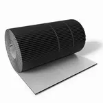 Pás komínový CoroMIN ALU plisování (příčně lisovaný), 300mm x 5m, RAL 7021 antracitová