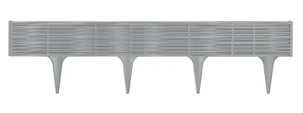 Trávny lem hladký GARDEN BORDER sivý kameň 390cm PRIBWI-405U