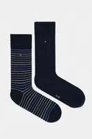 Ponožky Tommy Hilfiger 2-pack pánské, modrá barva, 100001496