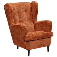 MID.YOU KŘESLO UŠÁK, textil, terracotta