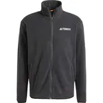 adidas MULTI TERREX ESSENTIALS FULL ZIP FLEECE Pánská outdoorová bunda, černá, velikost XXL