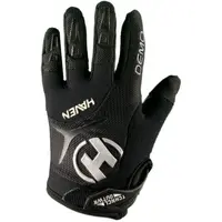HAVEN DEMO LONG KID Dětské rukavice na kolo, černá, velikost