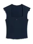 Tommy Jeans Top  námornícka modrá