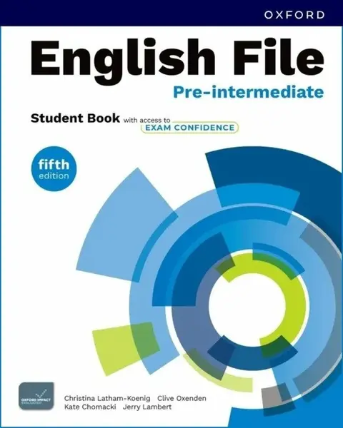 English File Fifth Edition Pre-Intermediate Student´s Book with access to Exam Confidence
