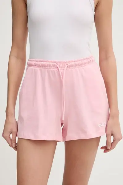 Guess teplákové šortky ženské bavlněné GIADA