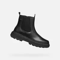 Black women's ankle boots Geox Lamidie + Grip ABX - Women's