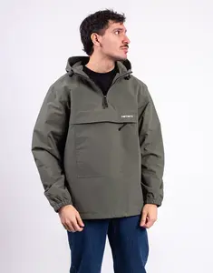 Carhartt WIP Windbreaker Pullover Leaf/White S