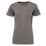 Dámské rychleschnoucí triko s cool dry alpine pro basika hnědá m