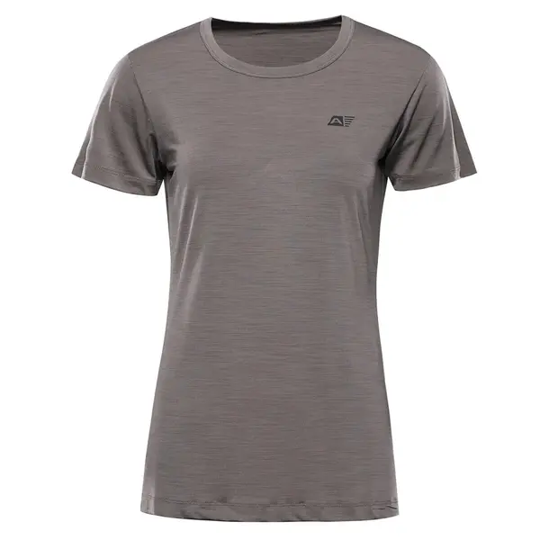 Dámské rychleschnoucí triko s cool dry alpine pro basika hnědá m