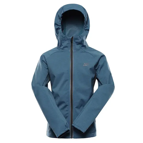 Dětská softshellová bunda s membránou alpine pro sperto 2 modrá 128-134