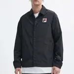 Bunda Fila Lyon pánská, černá barva, přechodná, FAM0653