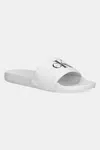 Pantofle Calvin Klein Jeans SLIDE MONOGRAM pánské, bílá barva, YM0YM01271