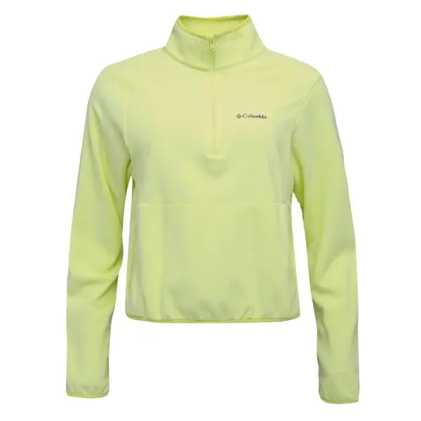 Columbia VITAL VALLEY™ FLEECE HALF ZIP Dámska flísová mikina, žltá, veľkosť