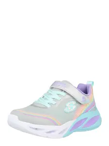 SKECHERS Tenisky  nebesky modrá / pastelovo zelená / fialová / strieborná