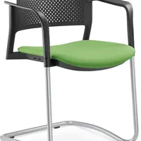 LD SEATING konferenční židle DREAM+ 101BL-Z-N2,BR, kostra šedá