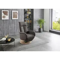 Sit & More RELAXAČNÍ KŘESLO, textil, antracitová