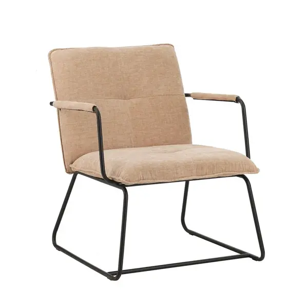 MID.YOU KŘESLO, textil, béžová