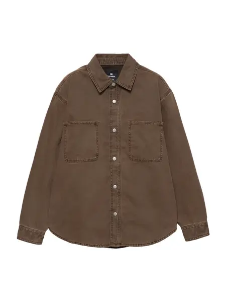 Pull&Bear Prechodná bunda  čokoládová