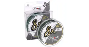 Mikado pletená šňůra nihonto octa braid zelená 300 m - 0,23 mm 20,8 kg
