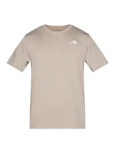 THE NORTH FACE Tričko 'Evolution Simple Dome'  kamenná / biela